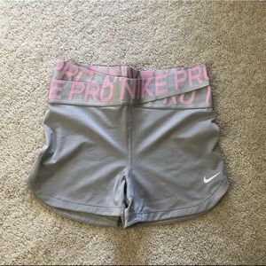Nike Pro spandex shorts.